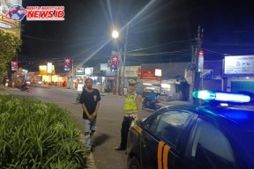 Ciptakan Kamtibmas Kondusif, Polsek Kutsel Patroli Subuh Jelang WWF