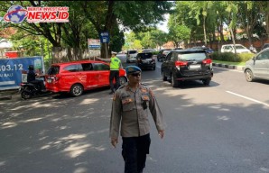 Arus Lalin Meningkat, Polres Bandara Ngurah Rai Sebarkan Personil