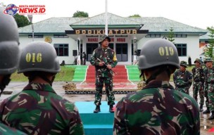 Danrindam Buka Jam Pimpinan Yudha Wastu Pramuka Siswa Dikjurbaif dan Dikjurtaif