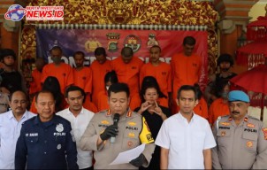 Kasus Narkoba, Satnarkoba Polresta Denpasar Ringkus 35 Tersangka 