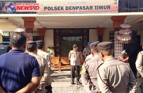 Rangkaian Apel Jampim Polsek Dentim dengan Pelepasan Personil Purna Tugas