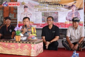 Jumat Curhat Polres Gianyar Bersama Warga Masyarakat Desa Sukawati