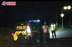Strong Point Titik Rawan, Polsek Abiansemal Masifkan Blue Light Patrol 