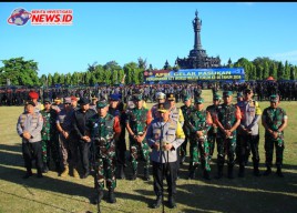 TNI-Polri Gelar Apel Pasukan Pengamanan World Water Forum Ke 10 di Bali