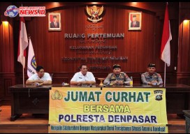 Kapolsek Densel Ajak Para Kaling Kelurahan Pedungan Cipkonwil selama KTT WWF Berlangsung
