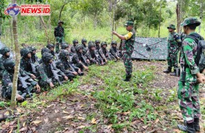 Wadan Rindam XV Pattimura Tinjau Langsung Latihan Yudha Wastu Pramukha