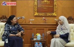 Silaturahmi dan Tingkatkan Sinergi, Kakanwil Kemenkumham Bali Terima Kunjungan Kanwil DJP Bali