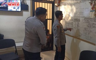 Kapolres Badung Cek Ruang Tahanan dan Beri Arahan kepada Petugas Jaga
