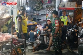 Blue Light Patrol Tiga Pilar Polsek Abiansemal Sambangi Desa Punggul
