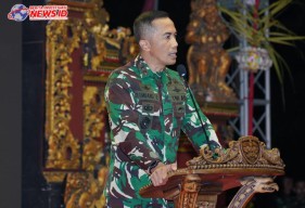Pangdam Pimpin Acara Syukuran HUT Ke 67 Kodam IX Udayana