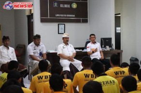 Kalapas Kerobokan Berikan Motivasi kepada Peserta Rehabilitasi 