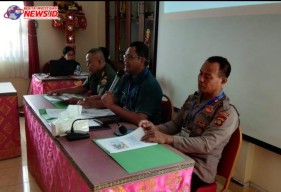 Kanit Binmas Polsek Dentim Hadiri Loka Karya Mini Lintas Sektoral Bahas Pencegahan DBD