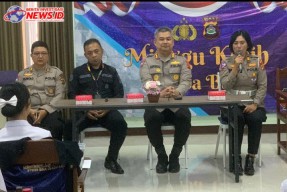 Polda Bali Gelar Minggu Kasih di Stikes Bina Usada