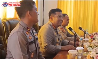 Kapolsek Denbar Terima Kunker Kapolresta Denpasar Bersama Ketua Cabang Bhayangkari 