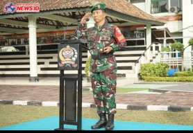 Danrem 163/WSA Pimpin Apel Gelar Pasukan Pengamanan Pilkada Provinsi Bali