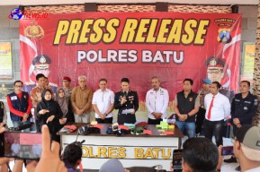 Polisi Amankan Lima Terduga Pelaku Pengeroyokan Terhadap Anak di Kota Batu