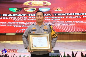 Polres Nganjuk Raih Penghargaan IKPA Terbaik di Lingkup Polri tahun 2023 Dari Kementrian Keuangan RI