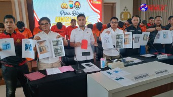 Satreskrim Polrestabes Surabaya Berhasil Tindak 21 Pelaku Kejahatan Jalanan Dalam Operasi Sikat Semeru 2024