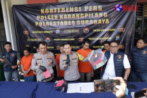 Polisi Berhasil Amankan Lima Orang Komplotan Pelaku Curanmor 21 TKP di Surabaya