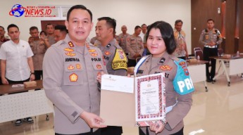 Bripda Mirabell Polwan Polres Gresik Dengan Segudang Prestasi