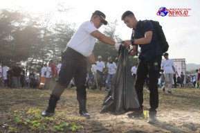 Polres Pacitan Dukung Upaya Pemerintah Menuju Net Zero Emission 2050