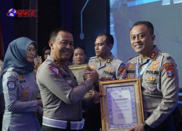 Sukses Tekan Angka Laka Lantas, Polda Jatim Raih Juara Satu IRSMS Awward