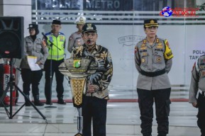 Ratusan Personel Gabungan Amankan Malam Takbiran Idul Adha 1445 H di Tangerang