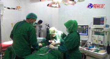 Bakti Kesehatan di Hari Bhayangkara ke-78 Polres Bondowoso Gelar Operasi Bibir Sumbing Gratis