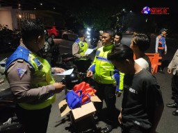 Polsek Wonocolo Amankan 30 Motor Balap Liar