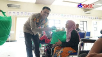 Polresta Sidoarjo Peduli Kesehatan Difabel