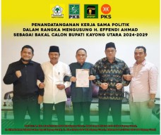 Kerja Sama Politik Empat Partai Besar Pastikan Effendi Ahmad Maju sebagai Calon Bupati Kayong Utara