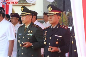 Kapolres Badung AKBP Teguh Priyo Wasono Hadiri Upacara Peringatan Hari Lahir Pancasila