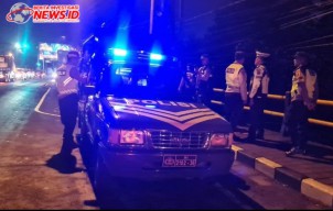 Blue Light Patrol Polsek Mengwi Susuri Beat Tengah Antisipasi Bali