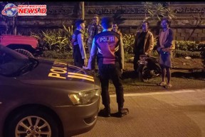 Tingkatkan BLP Samapta Polres Badung Susuri Jalur Kapal hingga Buduk