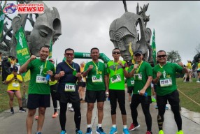 Danrem 163/WSA Ikut Serta Lari 10K NUANU RUN