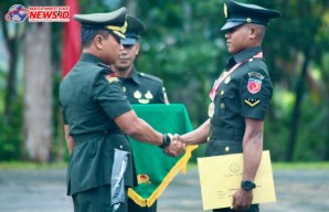 Wadanrindam XV/Ptm Resmi Tutup Prodi Dikjurbaif Abit Dikmaba TNI AD TA 2023 OV