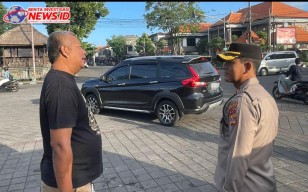 Pantau Arus Lalu Lintas, Kapolres Badung AKBP Teguh Diapresiasi Masyarakat