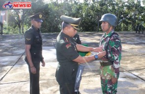 Rindam XV/Pattimura Buka Dikjurbaif Abit Diktukba TNI AD TA 2024