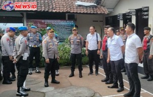 Beyond Trust Presisi, Kapolres Gianyar Kunjungi Polsek Blahbatuh Checking Penggelaran Anggota