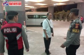 Wujudkan Bandara Tetap Kondusif, Polres Bandara Ngurah Rai Gelar Patroli Wilayah