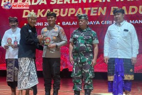 Kapolres Badung AKBP Teguh Hadiri Peluncuran Pilkada Serentak Tahun 2024 Kabupaten Badung