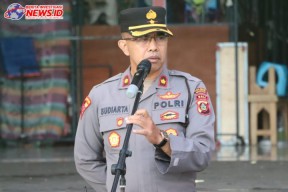 Polres Gianyar Laksanakan Pengamanan Upacara Ngaben di Puri Ubud