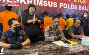 Polda Bali Ungkap Kasus Tindak Pidana Penipuan Online