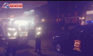 Patroli Pasar Malam, BLP Polsek Abiansemal Berikan Rasa Aman Masyarakat 