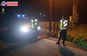 Patroli Biru Polsek Abiansemal Sisir Jalur Rawan GK dan Kejahatan Jalanan
