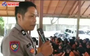 Cegah Kenakalan Remaja, Bhabinkamtibmas Sambangi Yayasan Kalifa Nusantara Denpasar