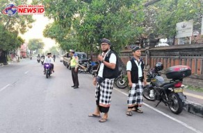 Pelaksanaan Pengamanan Sholat Ied Mubarak Wilayah Denpasar Timur