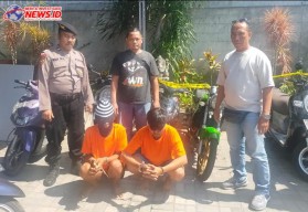 Dua Pelaku Curanmor Diamankan Polsek Denpasar Timur 