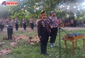 Perabuan Jenazah Almarhum Aiptu Dewa Putu Putera Yasa