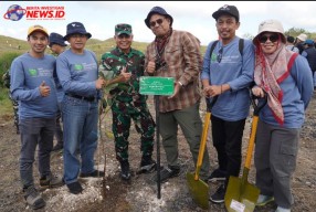 Pelestarian Alam, Kodam Udayana Tanam Pohon di DAS Nusa Penida